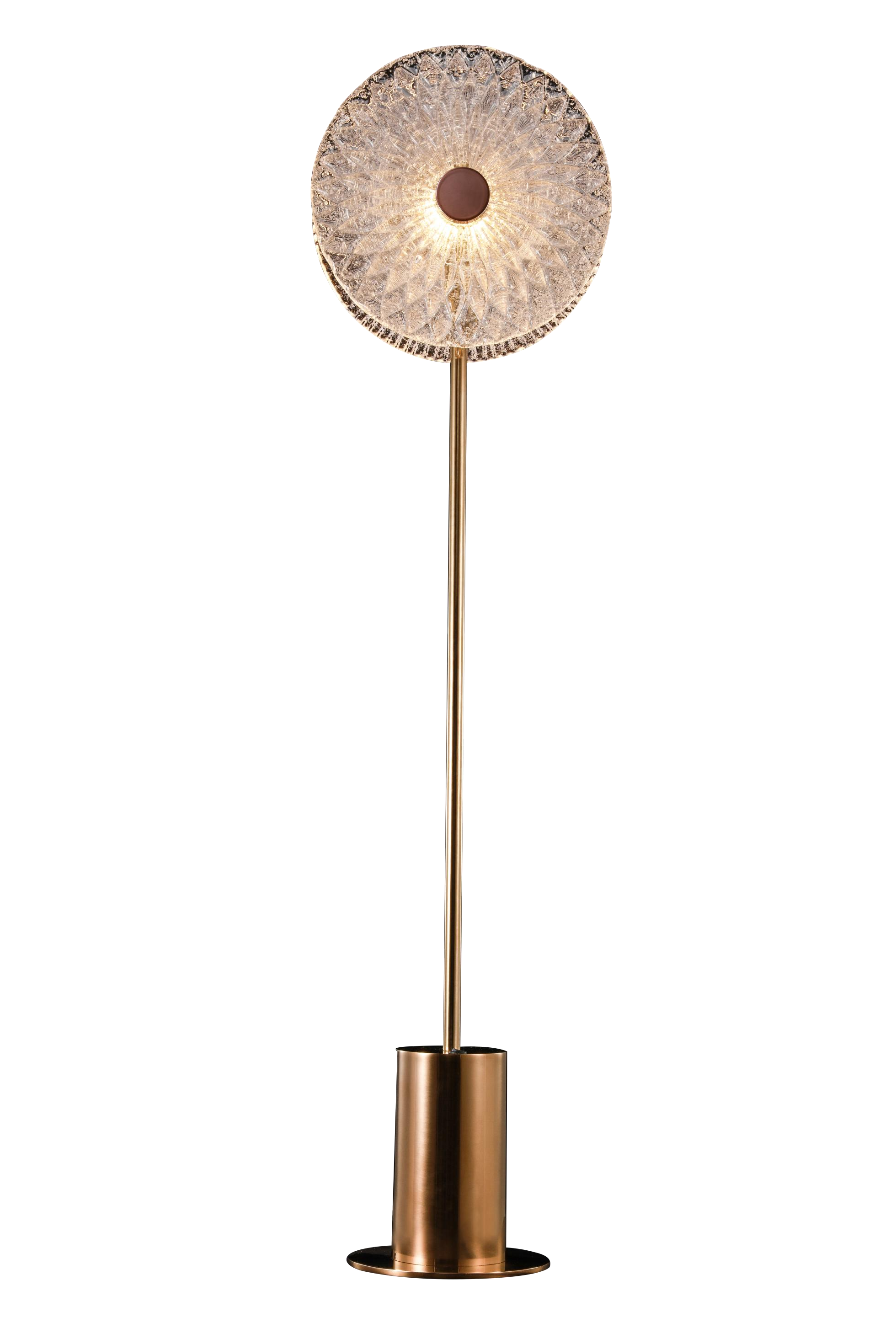 The Crystal Disc Lamp