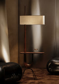 The Walnut Shelf Lamp