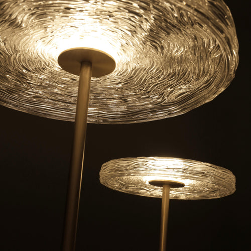 The Woven Disc Lamp