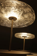 The Woven Disc Lamp