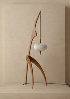 The Woven Crane Lamp