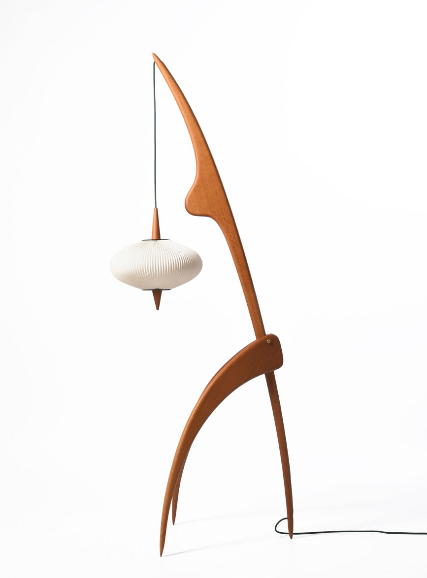 The Woven Crane Lamp