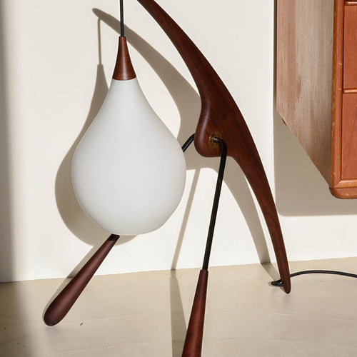 The Woven Tripod Lamp