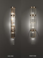 The Crystal Column Sconce