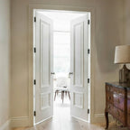 Triple Panelled Double Doors - Solid Painted