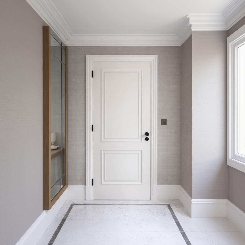 Double Panelled - White & Cream