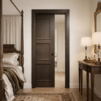 Triple-Panelled Stained Wood