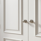 Triple Panelled Double Doors - Solid Painted