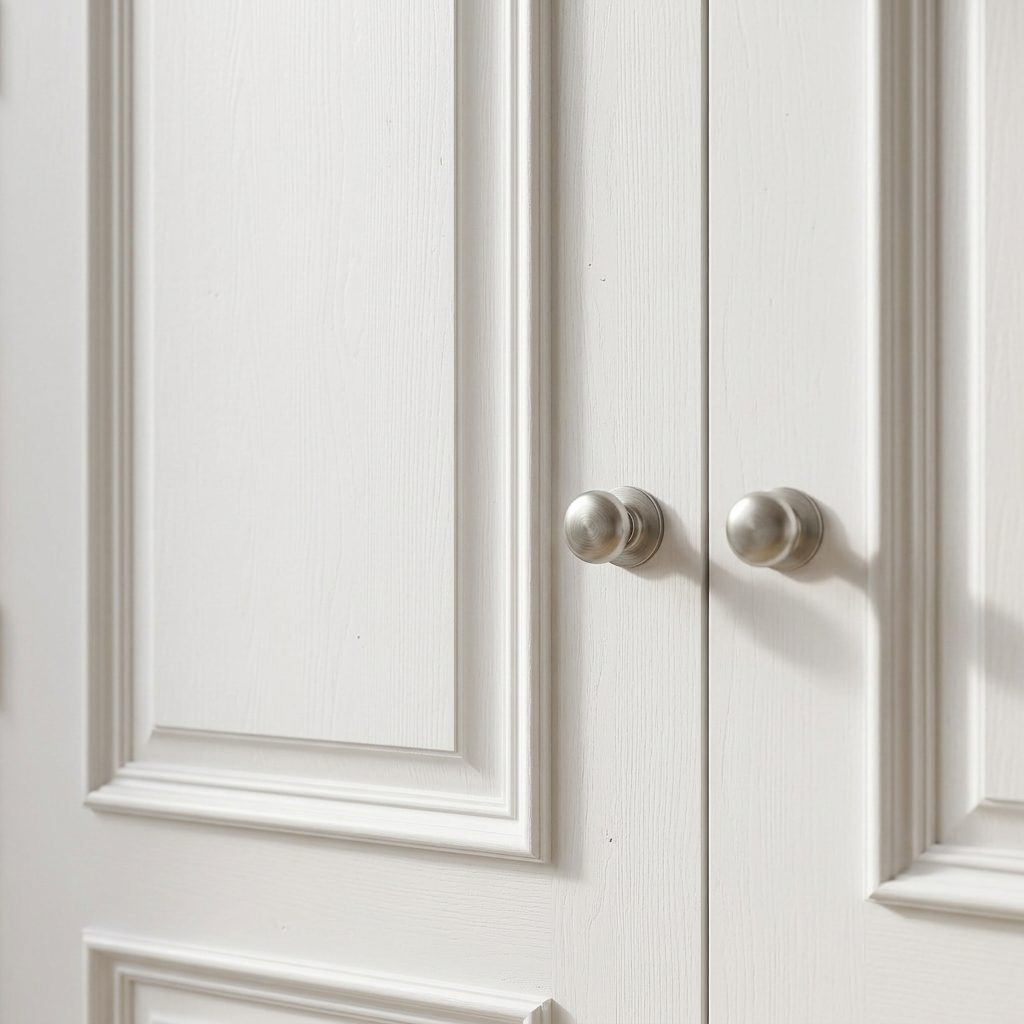 Triple Panelled Double Doors - Solid Painted
