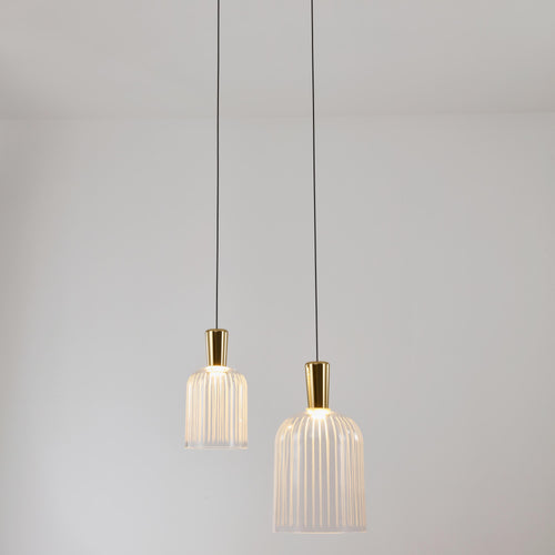 The Fluted Bell Pendant