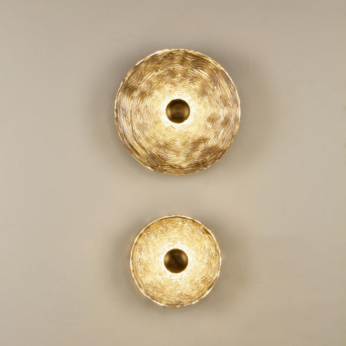 The Woven Disc Sconce