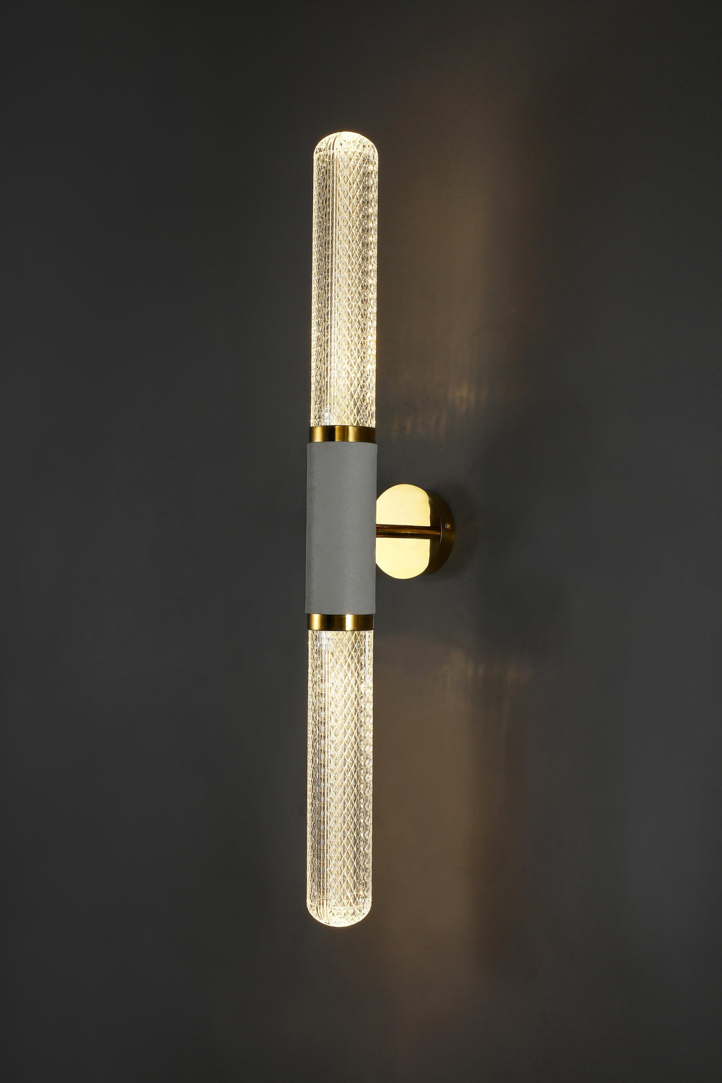 The Crystal Column Sconce