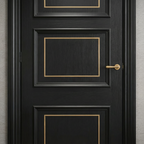 Classic Trim with Gold Inlay - Three-Panel