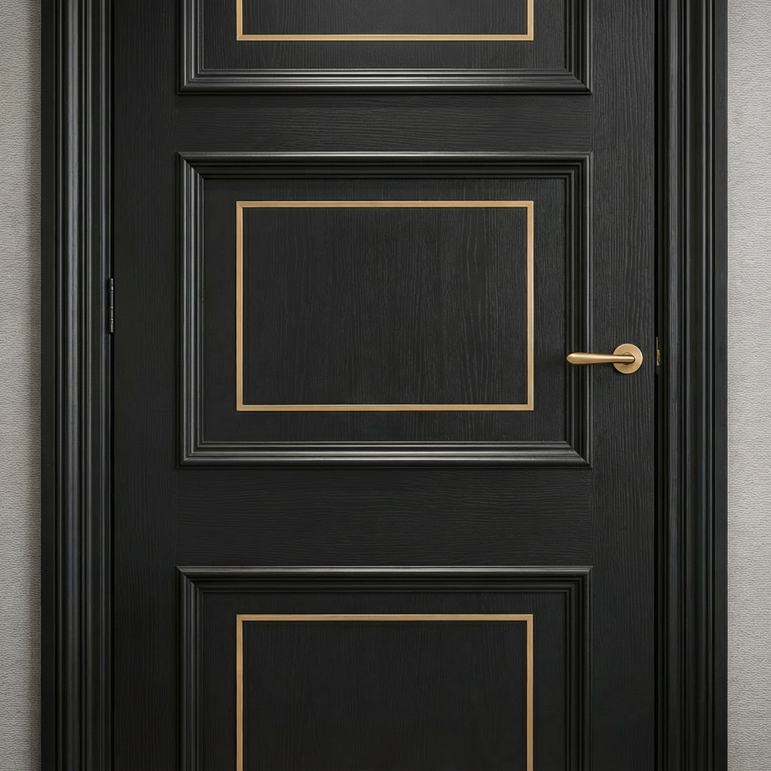 Classic Trim with Gold Inlay - Three-Panel