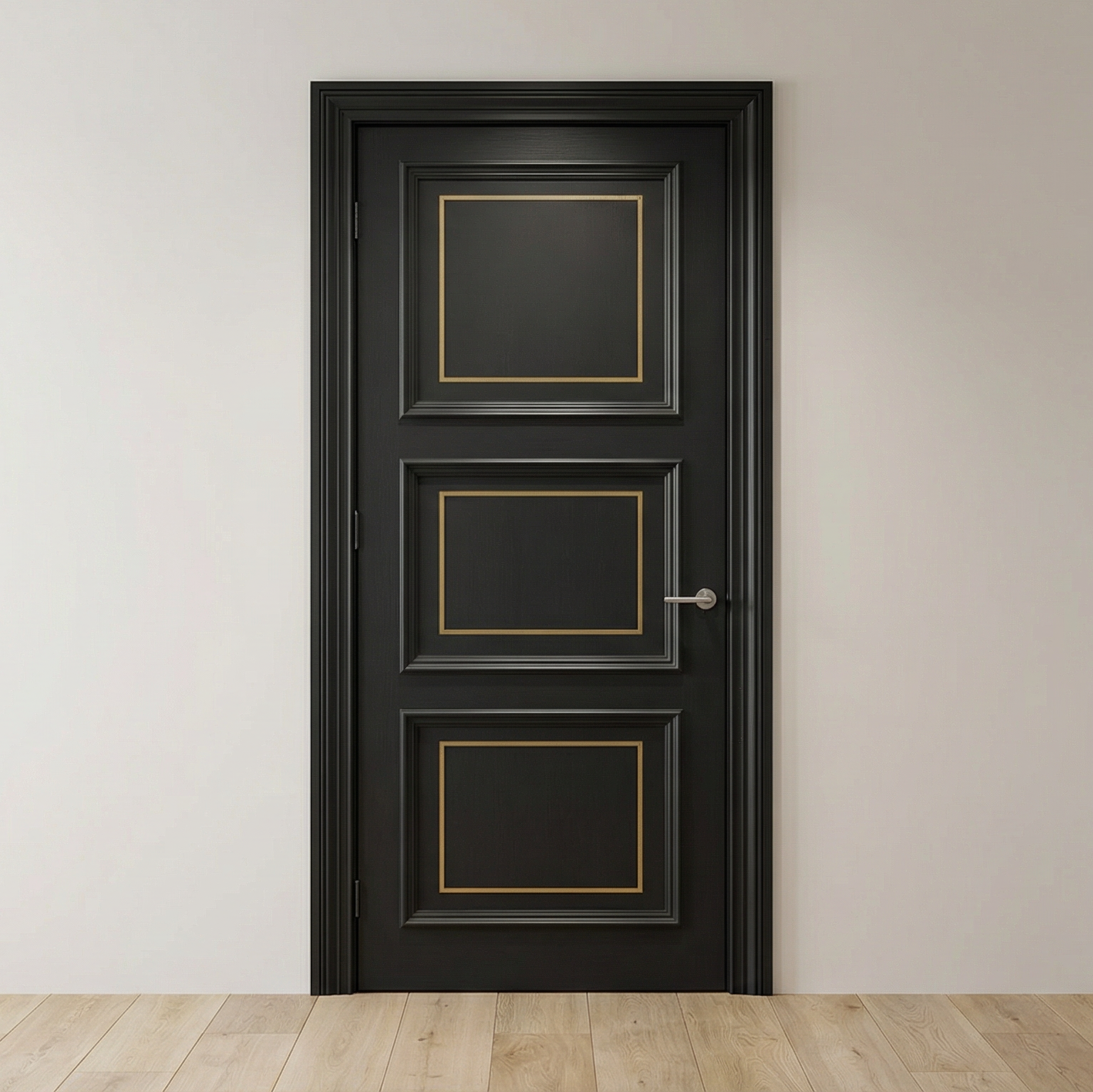 Classic Trim with Gold Inlay - Three-Panel