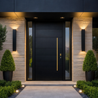 Matte Black X-Geometry with Full Glazed Portal