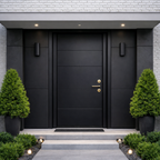 Matte Black X-Geometry with Full Glazed Portal