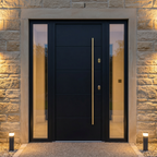 Matte Black X-Geometry with Full Glazed Portal
