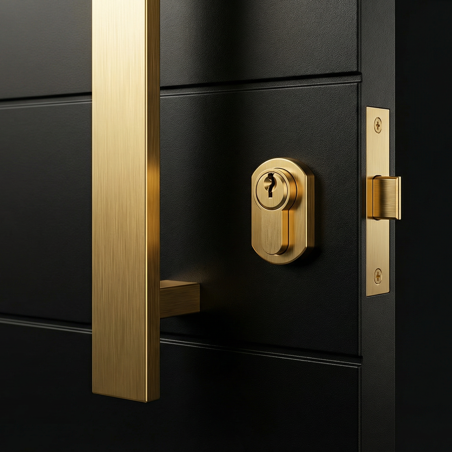 Matte Black X-Geometry with Full Glazed Portal