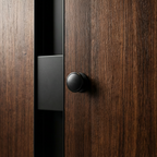 Dark Walnut Double with Steel Reveal