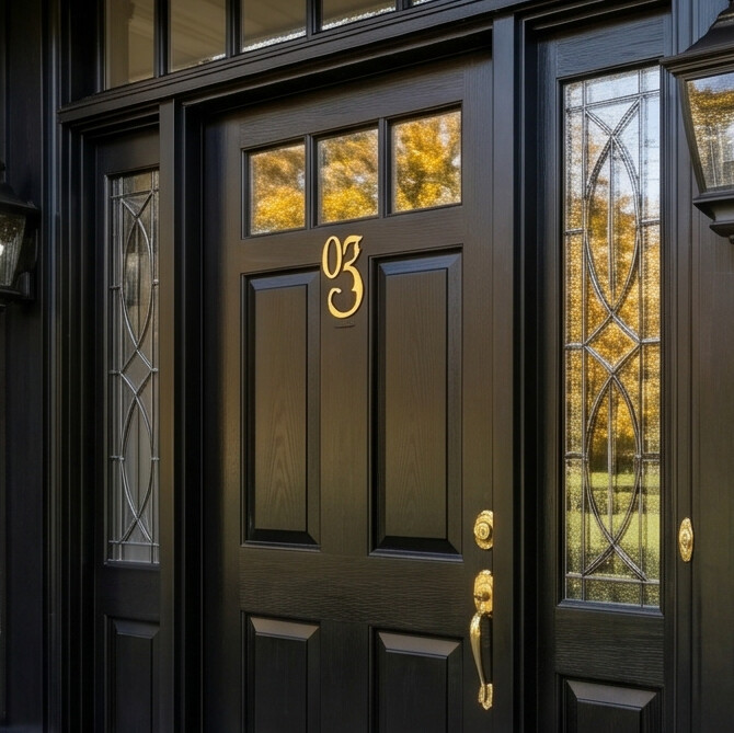 Georgian Six-Panel with Sidelights & Transom