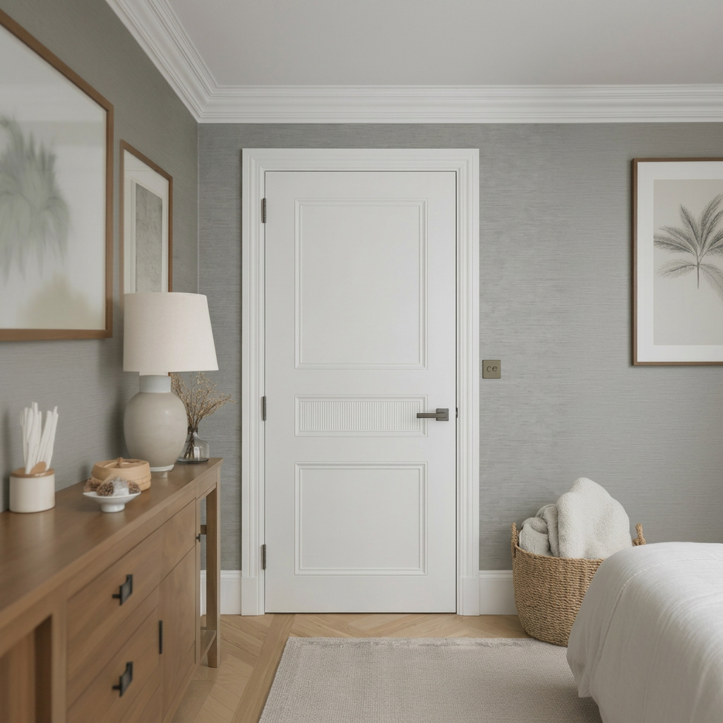 Double Panelled - White & Cream