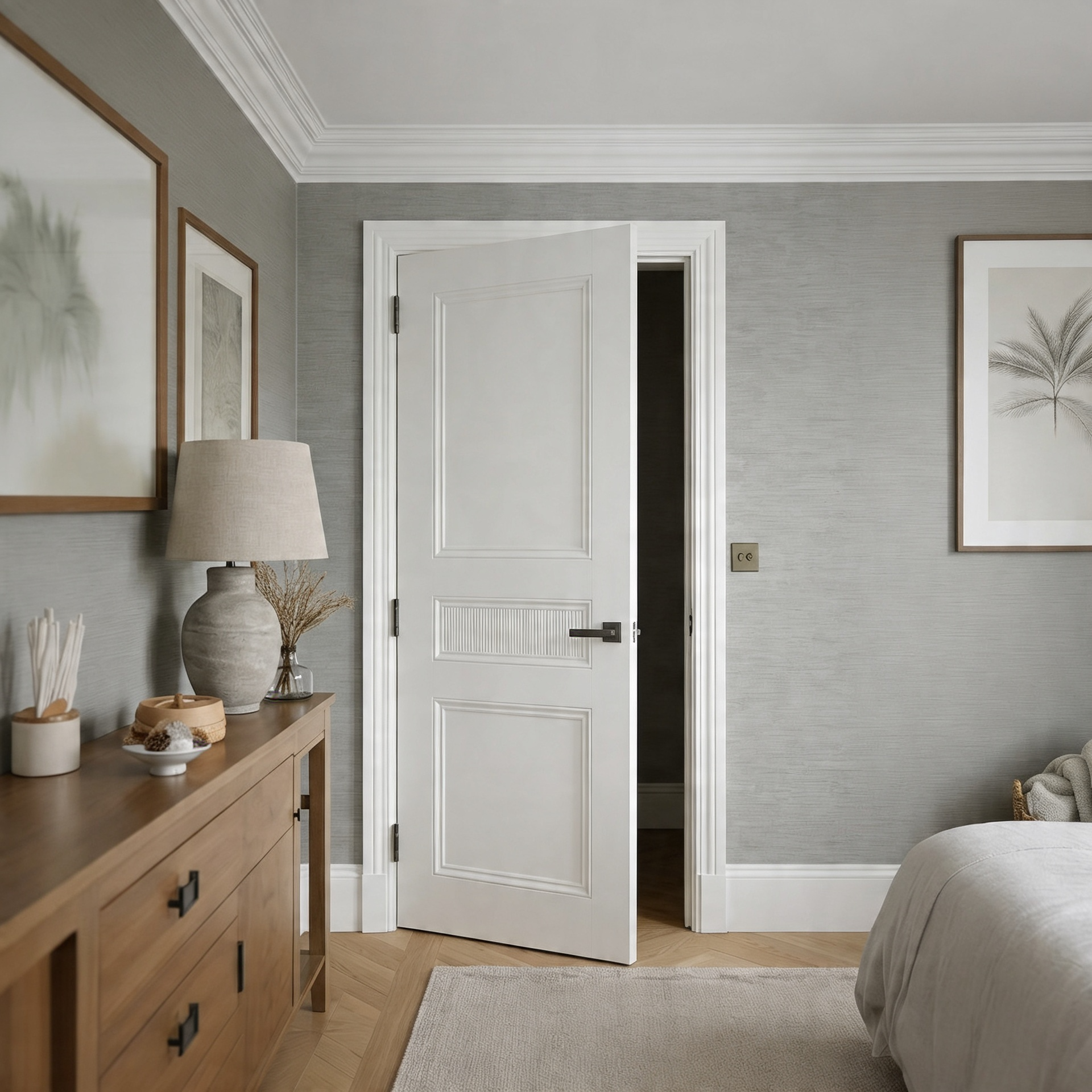 Double Panelled - White & Cream