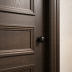 Triple-Panelled Stained Wood