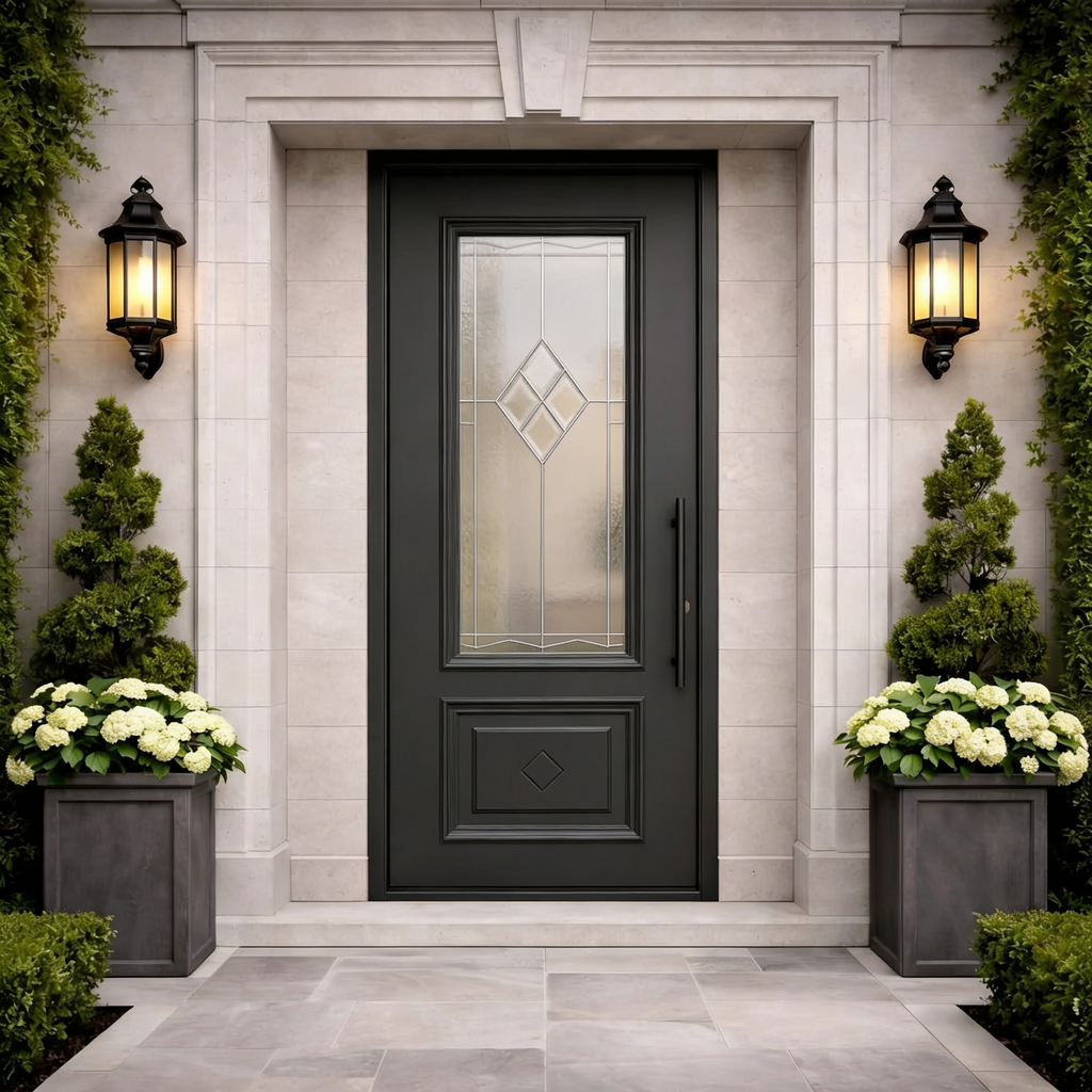 Arch Panel with Oval Detail