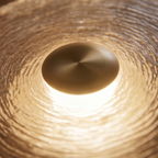 The Woven Disc Lamp