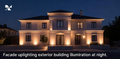 Facade & Architectural Uplighting  ·  Building Illumination